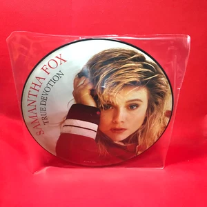 SAMANTHA FOX True Devotion 1987 UK 3-track 12" vinyl Picture Disc single Sam - Picture 1 of 2