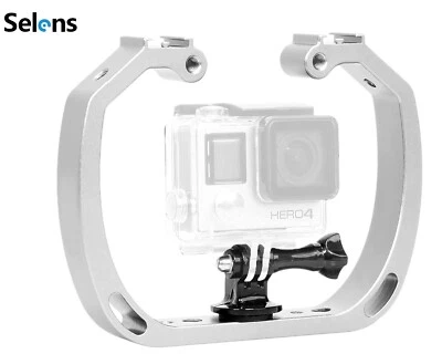 Selens Underwater Diving Rig Stabilizer Shoe Mount for GoPro Hero 5 4 3+ 3 - Image 1 of 4