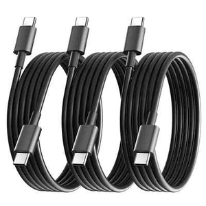 1 X Câble de Cargage Pour Samsung Galaxy S24 Ultra USB-C Cargador Tipo-C de 6 Ft - Photo 1 sur 6