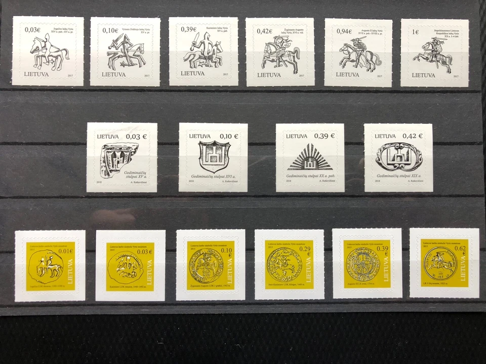 Lituania 2017 Mi 1236/41,2018 Mi 1265/68,2015 Mi 1176/81 MNH Foto 1 de 1