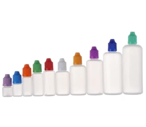 Tapa gotero exprimible de plástico a prueba de niños 5 ml - 120 ml botella líquido ojo LDPE - Imagen 1 de 9