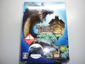 Monster Hunter Tri 3 Clasic Controller Pro Limited Japanese Nintendo Wii New - Picture 1 of 9