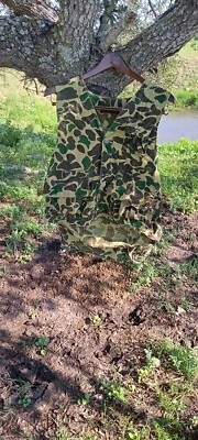 Chaleco Nesco Sportsman Vintage M Mediano Caza Caminata Peces Campamento Camuflaje Aventura Aire Libre Foto 1 de 4