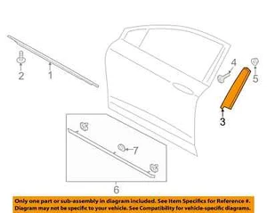 Lincoln OEM 2013-2019 MKZ Right Molding Applique DP5Z5420554AB New in package - Picture 1 of 3