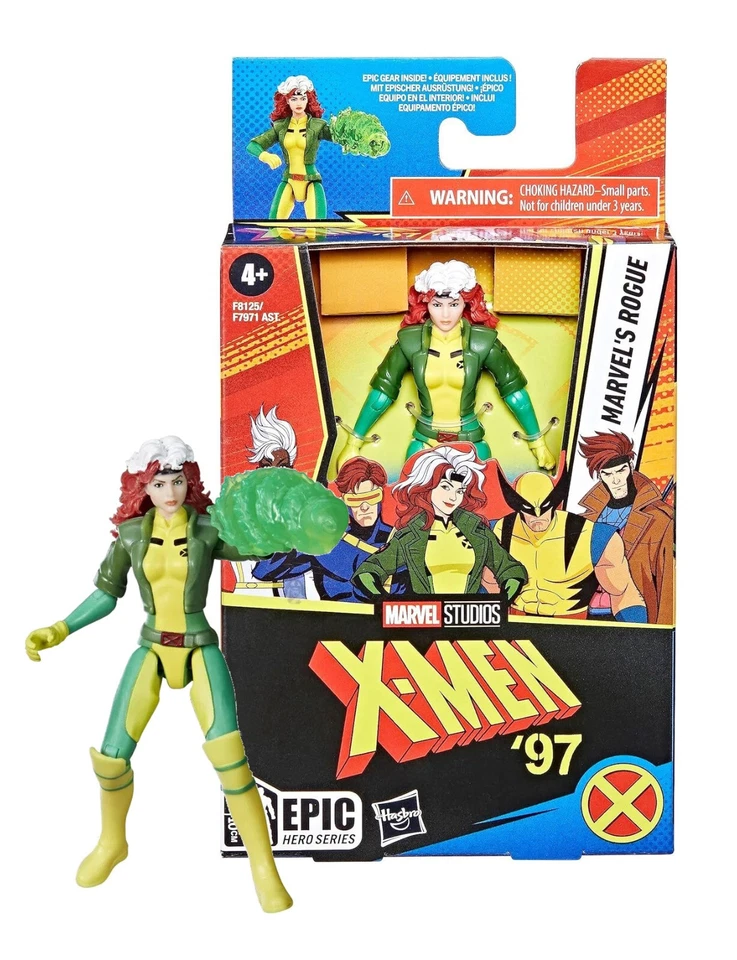 Figura Marvel X-Men '97 Marvel's Rogue Epic Hero Series 4" Como Nueva En Caja Foto 1 de 1