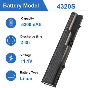 4320S Battery For HP ProBook 4321S 4325S 4326S 4420S 4520S JN04 JN06 PH06 PH09 - Picture 1 of 12
