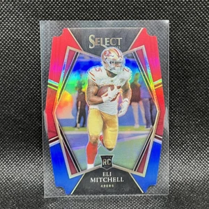 Eli Mitchell #192 Red Blue Prizm Premier Level 2021 Panini Select Football SF RC - Picture 1 of 2