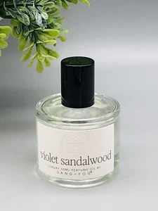 Sand + Fog Violet Sandalwood Luxury Perfume Oil Rollerball 1.7 New Without Box - Picture 1 of 3