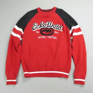 Vintage Ecko Men's Sweater Medium Big Rhino Logo - Picture 1 of 12