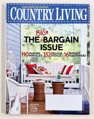 2009 May COUNTRY LIVING Bargain Issue GARDEN MIRACLES budget makeovers PORCHES Foto 1 de 4