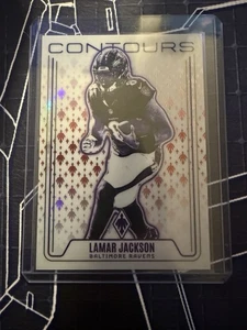 2024 Panini Phoenix - Contours Lamar Jackson #CON-LJN /99 - Picture 1 of 2