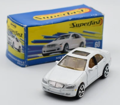 Matchbox New Superfast 60 Mercedes-Benz S 500 bianco. Scatola. Limited 15000 - Immagine 1 di 4