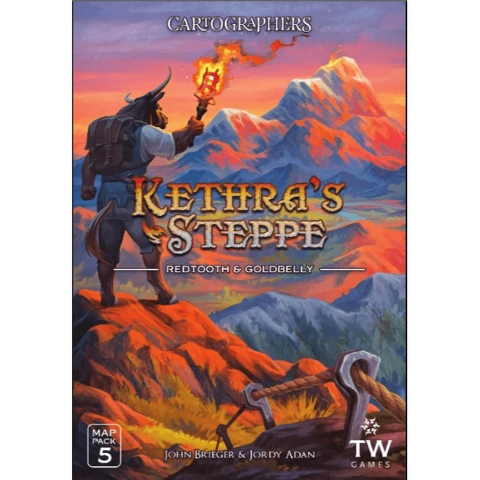 Cartographers - Kethra's Steppe Redtooth and Goldbelly Map Pack - Thunderworks G - Image 1 of 1