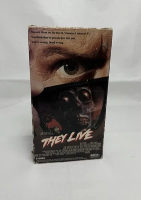 THEY LIVE VHS Rowdy Roddy Piper, John Carpenter, Keith David, Meg Foster Tested - Image 1 of 4