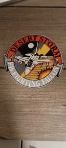 Desert Storm F-16 Fighting Falcon Fuerza Aérea de los Estados Unidos Coser en Parche 4" - Imagen 1 de 4