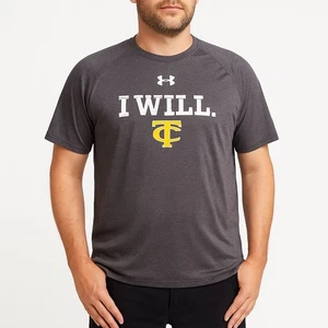 EUC Under Armour I Will. Graphic Tee Heather Charcoal Herren 2XL - P273 - Bild 1 von 6