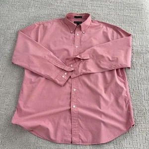 Grant Thomas Hemd mit Knopfleiste Herren Large rosa kariert langarm - Bild 1 von 8