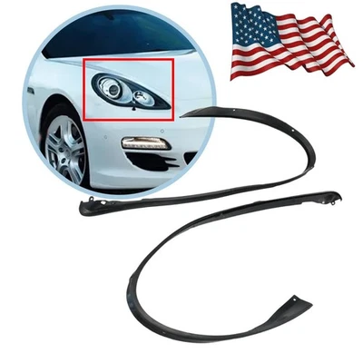 For Porsche Panamera 2010-2013 3.6L Headlight Rubber Sealing Strip Trim Headlamp - Image 1 of 4