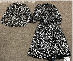 Vintage Women's 3 PC Night Life Lilli Ann 3 Piece Outfit Tops and Dress Size 10 - Picture 1 of 3