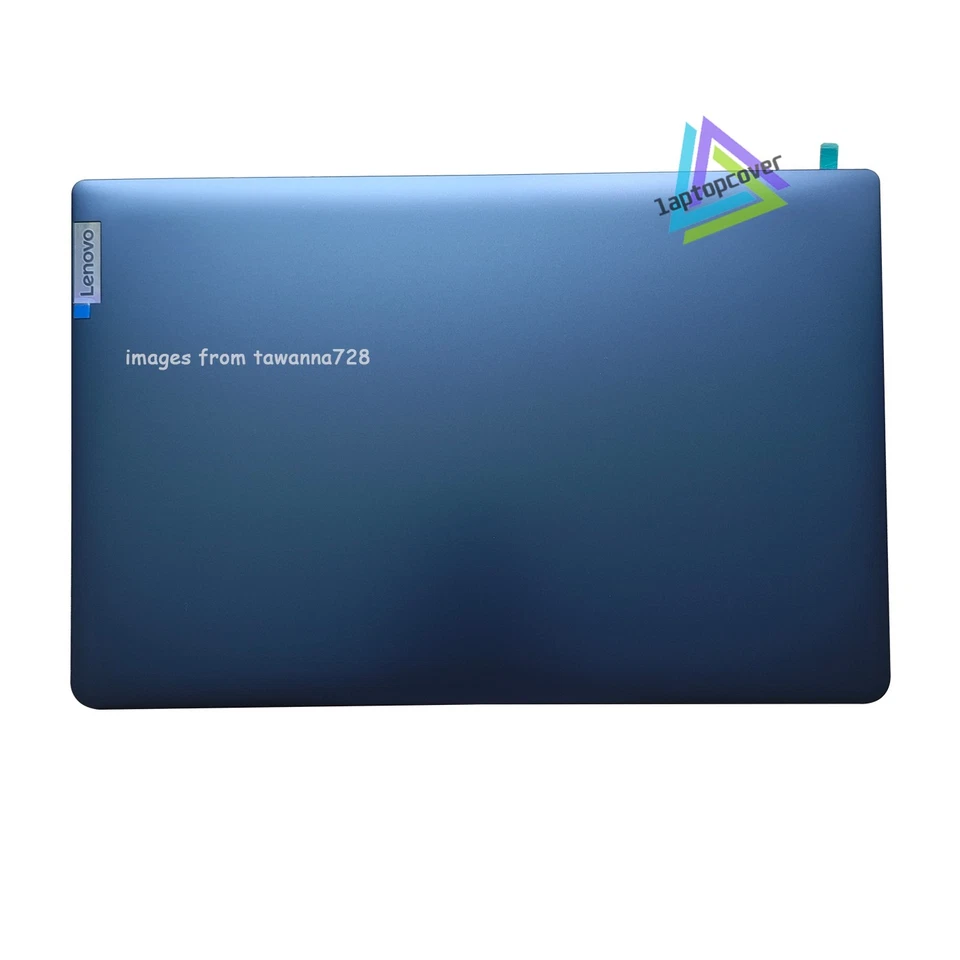 LCD Back Cover / Bezel / Hinge For Lenovo IdeaPad 1 15ADA7 15AMN7 Silver/Blue - Image 1 of 2