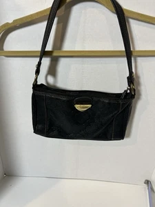 XOXO Women's Small Handbag Purse Handle Clutch Gray Silver Evening Bag Zip-Top - Picture 1 of 4