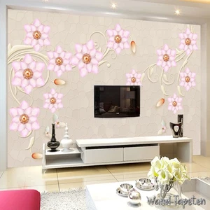 Vlies Fototapete Wandtapete Wandbilder Blumenrelief Moderne Schlichte 3758 - Bild 1 von 5