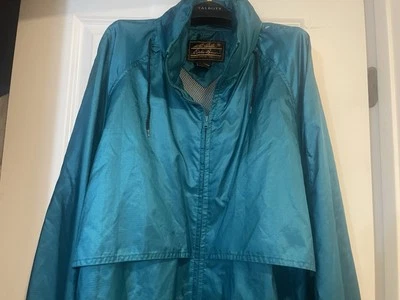 Chaqueta cortavientos Eddie Bauer vintage para mujer 1X XXL verde ventilada capucha empaquetable Foto 1 de 4