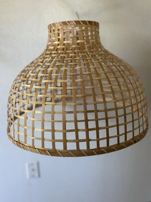 IKEA GOTTORP Pendant Lamp Shade Made Of Bamboo - Image 1 of 4