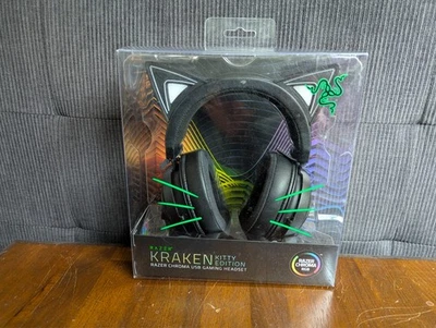 Razer Kraken Kitty Edition | Black | In Box | AU | Lightly Used Condition | - Image 1 of 2