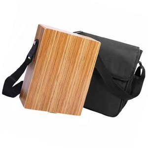 Portable Traveling Cajon Box Drum Flat Hand Drum Wooded Percussion - Picture 1 of 17