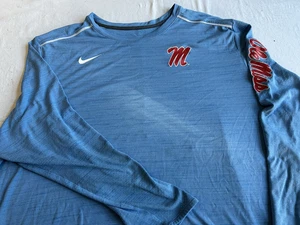 Nike Ole Miss DriFit Long Sleeve Performance T-Shirt Men's 3XL - Picture 1 of 6