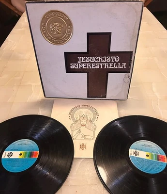 JESUS CHRIST SUPERSTAR MEXICO CAST OST Sung in Spanish 1975 DOUBLE LP w/ BOOKLET - Image 1 of 4