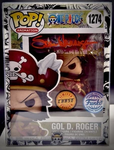 Caja firmada por JSA Sean Hennigan DMG Funko Pop! One Piece Gol D. Roger Chase #1274 - Imagen 1 de 10