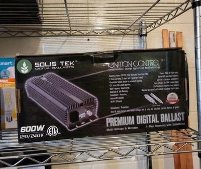 SolisTek 600w SE/DE Digital Ballast 120/240 V NEW  - Image 1 of 4