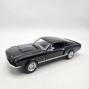 American Muscle ERTL 1967 Shelby GT-500 Negro 1:18 Diecast Coleccionistas Estado - Imagen 1 de 17