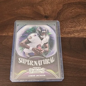 2021 Panini Contenders - Supernatural Lamar Jackson #SN-LJA - Bild 1 von 2