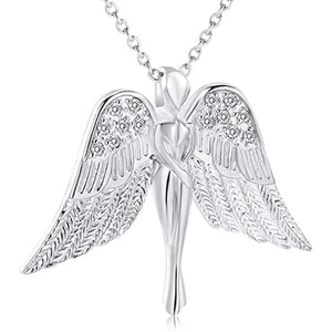 Urn Jewelry for Human Ashes, Urn Cherish Eternal Love in Your Heart - Embrace... - Picture 1 of 8