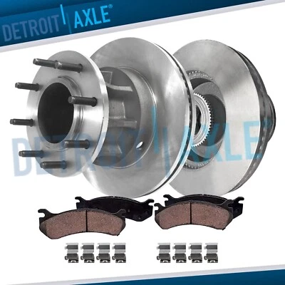 Pastillas de freno cerámicas rotores delanteros tracción trasera 14,29" para Ford F-350 Super Duty 2013-2022 Foto 1 de 4