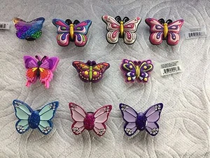 DIJES ZAPATOS MARIPOSA MARIPOSA JIBBITZ PARA COCODRILOS MARIPOSAS CON GEMAS JIBBITZ - Imagen 1 de 11