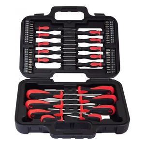 58pc Screwdriver Set Philips Flat Slot Torx Pozi & Case - 3 Year Warranty - Picture 1 of 9