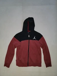 Nike Air Jordan Jacket Boys Youth XLarge Black Full Zip Jumpman Graphic Sports - Picture 1 of 4