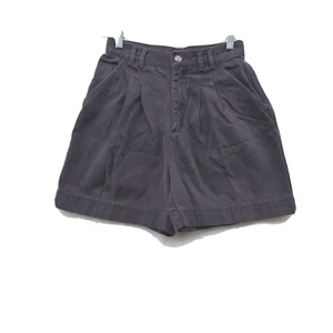 Vintage LizWear Mom schwarze Jeansshorts hochtailliert Größe Petite 6 (Taille 25") - Bild 1 von 6