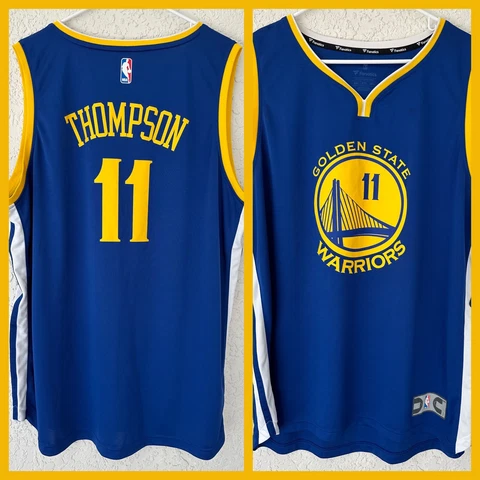 Golden State Warriors Klay Thompson #11 Authentic Fanatics VGC Jersey Size 2XL Cover