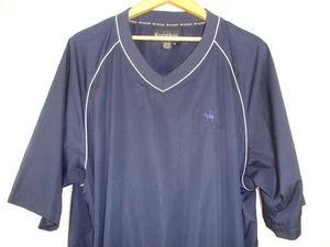 Suéter Pullover FootJoy Manga Corta Cuello en V Forrado Golf Rompevientos Azul XL - Imagen 1 de 8