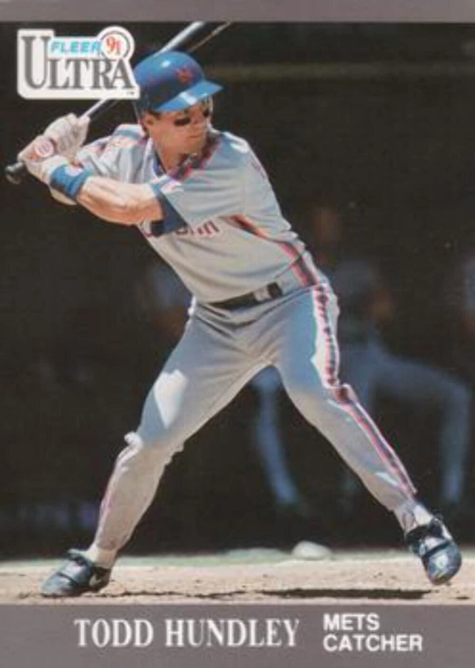 #220 Todd Hundley - New York Mets - 1991 Ultra Baseball - Image 1 of 1