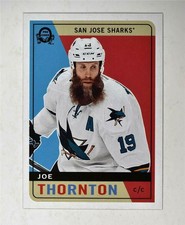 2017-18 17-18 O-Pee-Chee OPC Retro #337 Joe Thornton