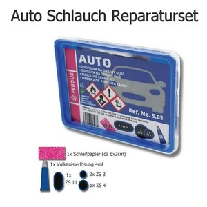Set riparazione pneumatici auto toppe pneumatici tubi riparazione pneumatici toppe set guasti - Foto 1 di 4