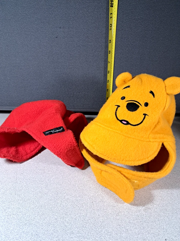 Sombrero de lana feliz con solapa original de colección 1987 y sombrero Winnie the Pooh #3850L316 Foto 1 de 4