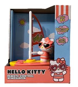 Juguete acuático windsurfista control remoto Hello Kitty edades 8+ velas a través del agua nuevo en caja - Imagen 1 de 5