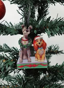 Disney Lady e il Vagabondo Decorazione Natalizia Cane Cucciolo Animali Albero di Natale 2D - Foto 1 di 4